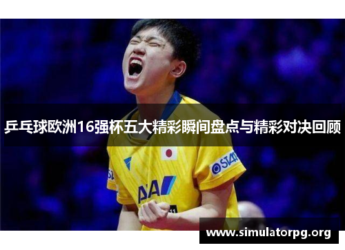 乒乓球欧洲16强杯五大精彩瞬间盘点与精彩对决回顾